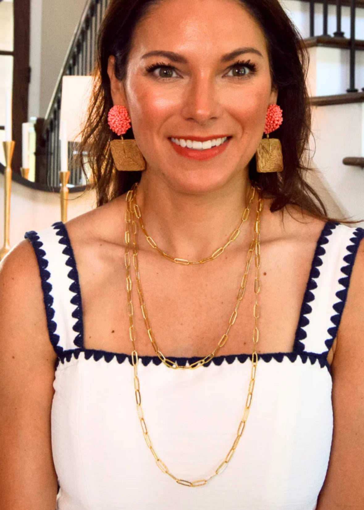 Etched Chain Necklace - Chatsworth Boutique