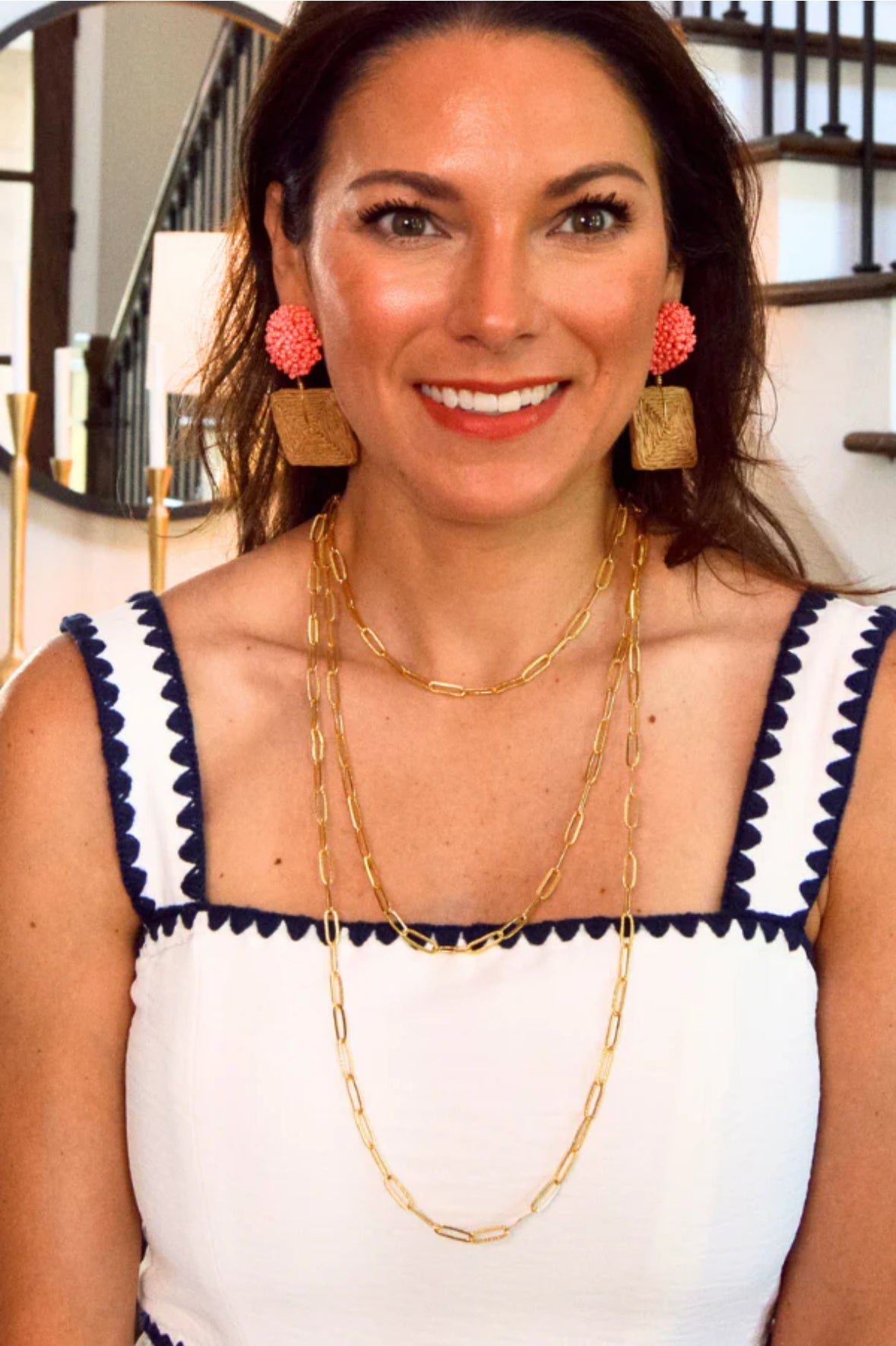 Etched Chain Necklace - Chatsworth Boutique