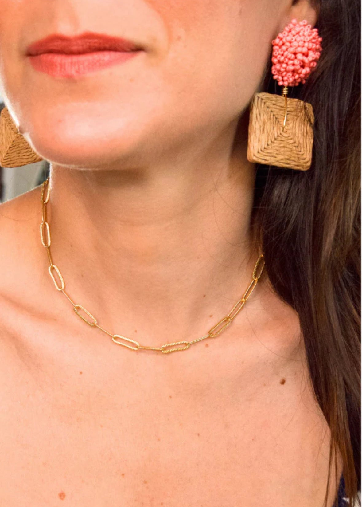 Etched Chain Necklace - Chatsworth Boutique