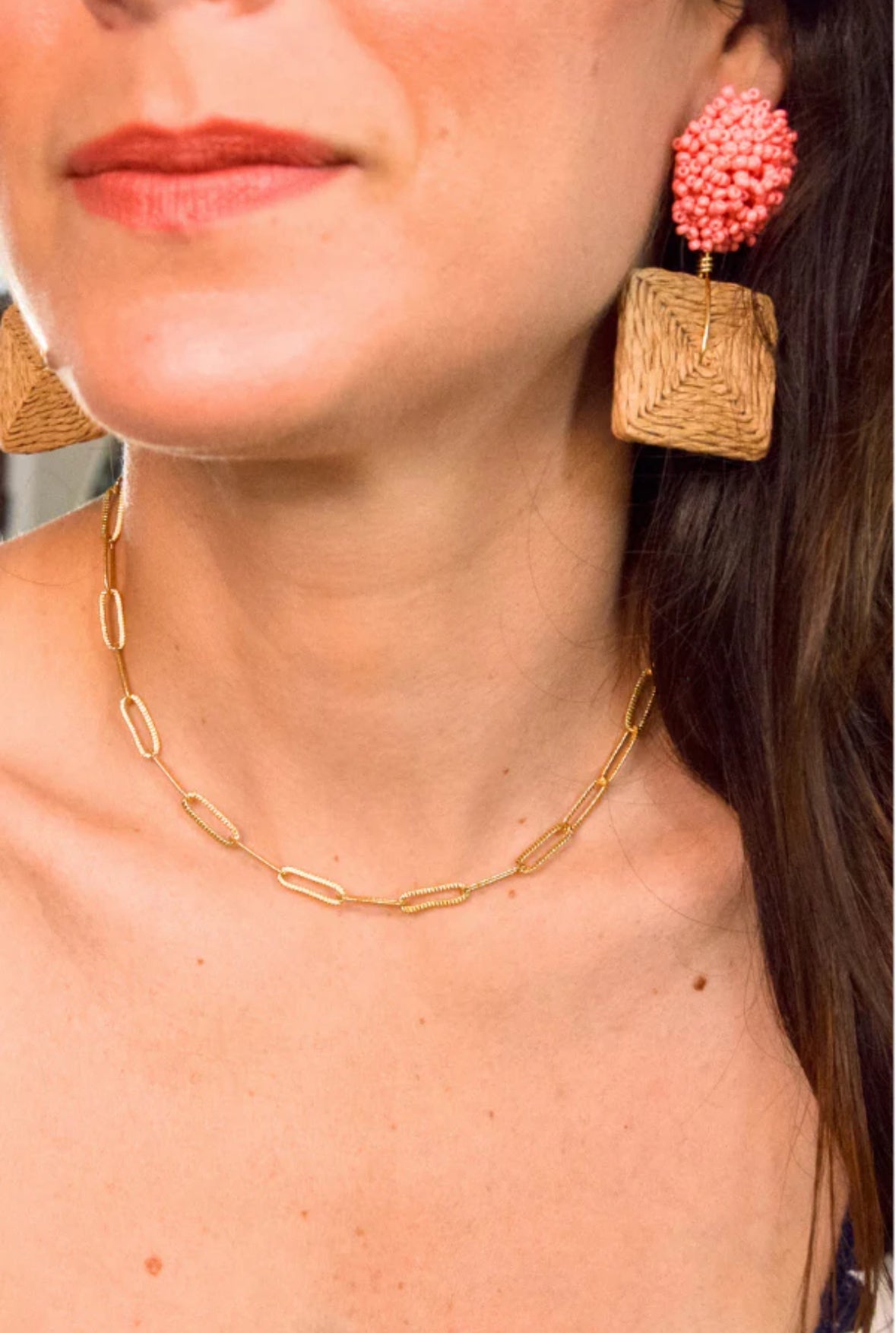 Etched Chain Necklace - Chatsworth Boutique