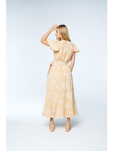 Evelyn Emb Maxi Dress - Chatsworth Boutique