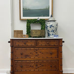 Faux Bamboo Commode w/ Marble Top 1 - Chatsworth Boutique