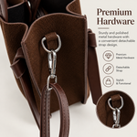 Suede Mini Trapeze Bag with Crossbody Strap, view 15