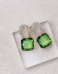 Peridot Gum Drop Earrings