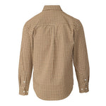 Cedar Button Down Light Brown, Fieldstone - detail view
