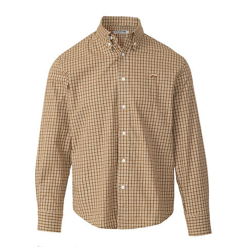 Cedar Button Down Light Brown, Fieldstone - front view