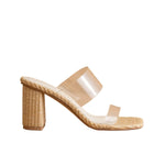 Francee Transparent Raffia Heel - Chatsworth Boutique
