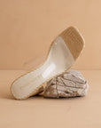 Francee Transparent Raffia Heel - Chatsworth Boutique