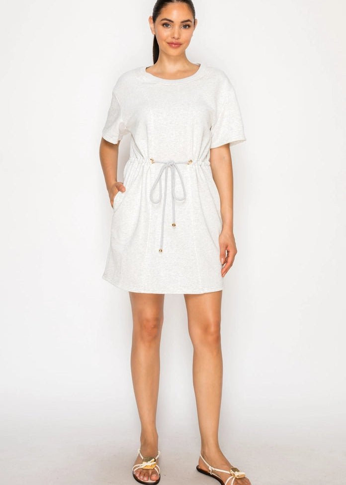 French Terry Short Dress - Chatsworth Boutique