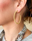 Grace Hoop Earrings - Chatsworth Boutique