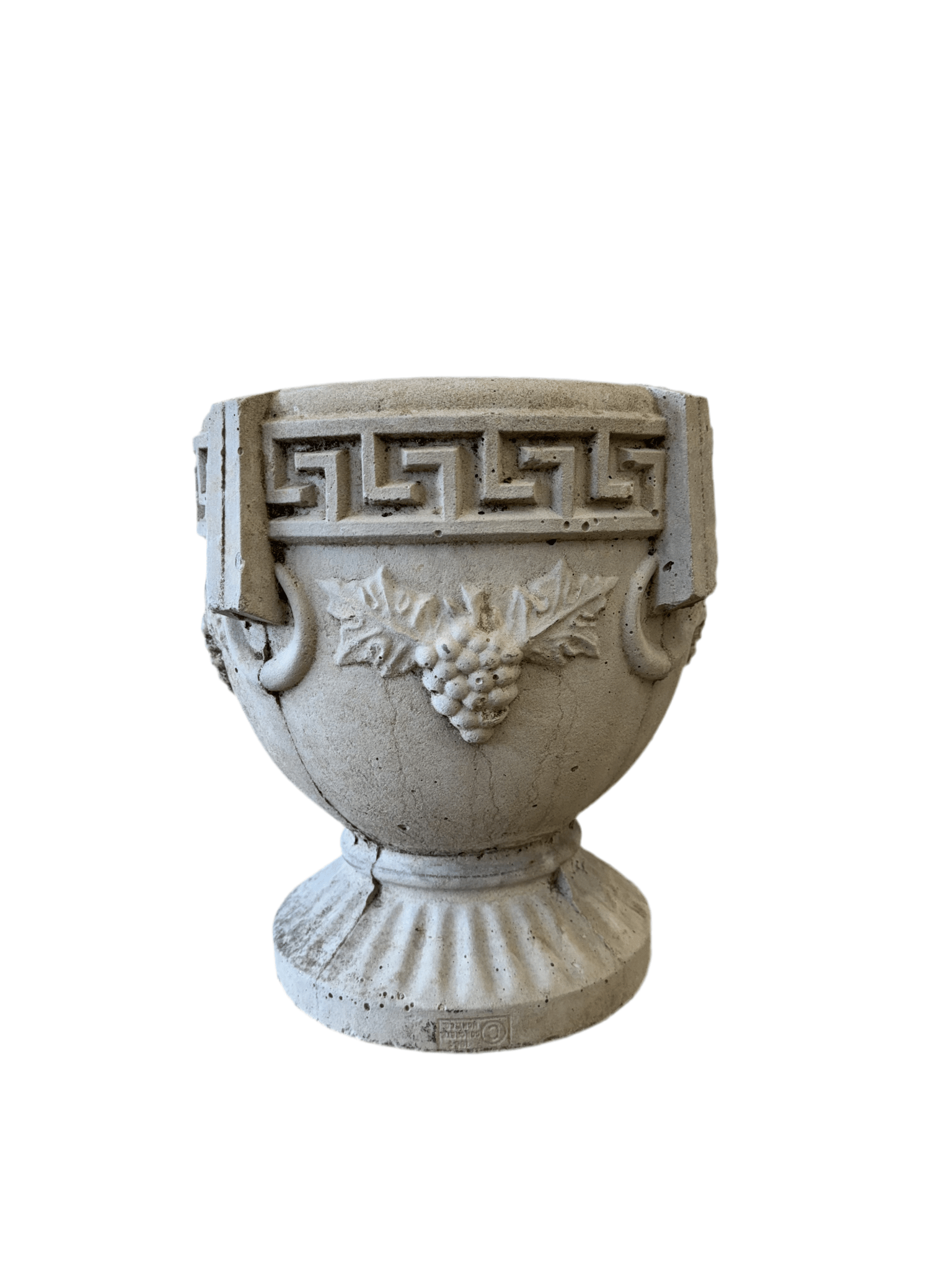 Greek Key Planters (pair) - Chatsworth Boutique