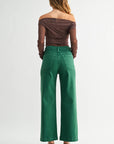 Green Wide Leg jeans - Chatsworth Boutique