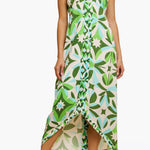 Green/Teal Multi Dress - Chatsworth Boutique