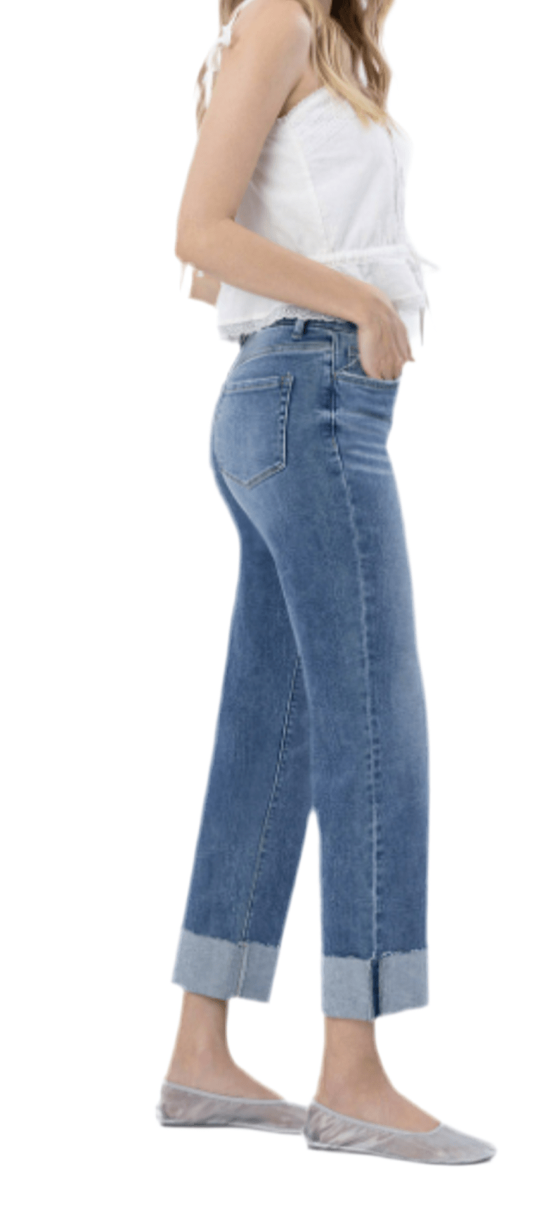 High Rise Ankle Straight - Chatsworth Boutique