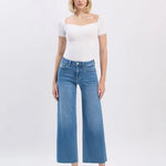 High Rise Crop Slim Wide Leg - Chatsworth Boutique