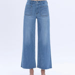 High Rise Pocket Wide Crop - Chatsworth Boutique