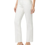 High Rise Straight White Denim - Chatsworth Boutique