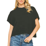 Solid Sweater Vest Blouse Black - PINCH