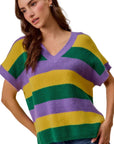 Krewe Stripe Sweater - Chatsworth Boutique