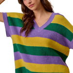 Krewe Stripe Sweater - Chatsworth Boutique