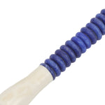 Lavender Blue Jade Jade Disc Calligraphy Brush - Chatsworth Boutique
