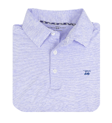Lavender/White Polo - Chatsworth Boutique