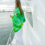 Leafy Green Party Poncho - Chatsworth Boutique