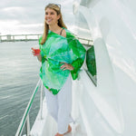 Leafy Green Party Poncho - Chatsworth Boutique