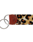 Leopard Embroidered Key Fob - Chatsworth Boutique