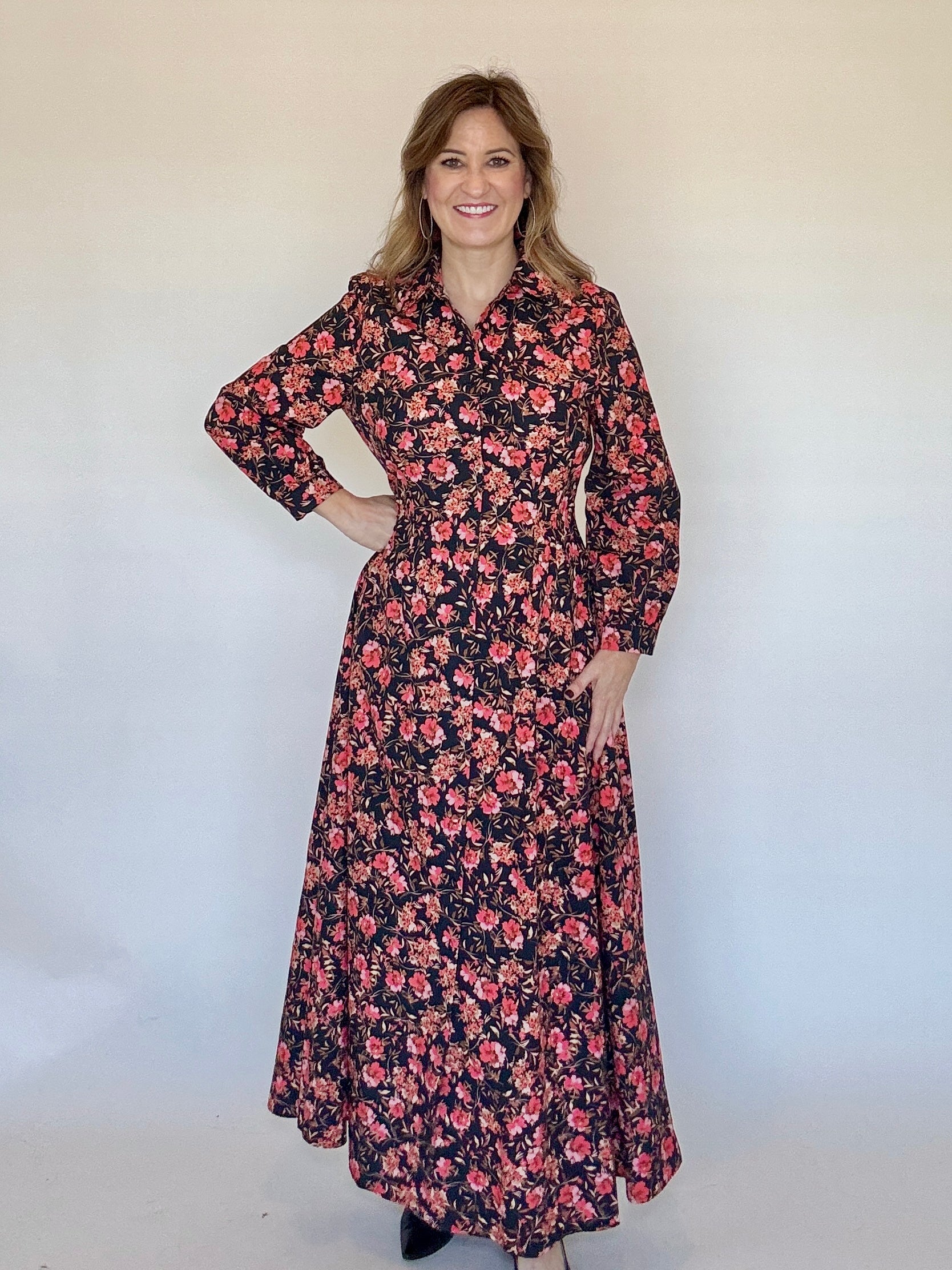 LaRoque Callie Dress Sakura Floral maxi at Chatsworth Boutique in Fairhope, Alabama