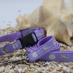 Lilac Seashell Dog Collar - Chatsworth Boutique