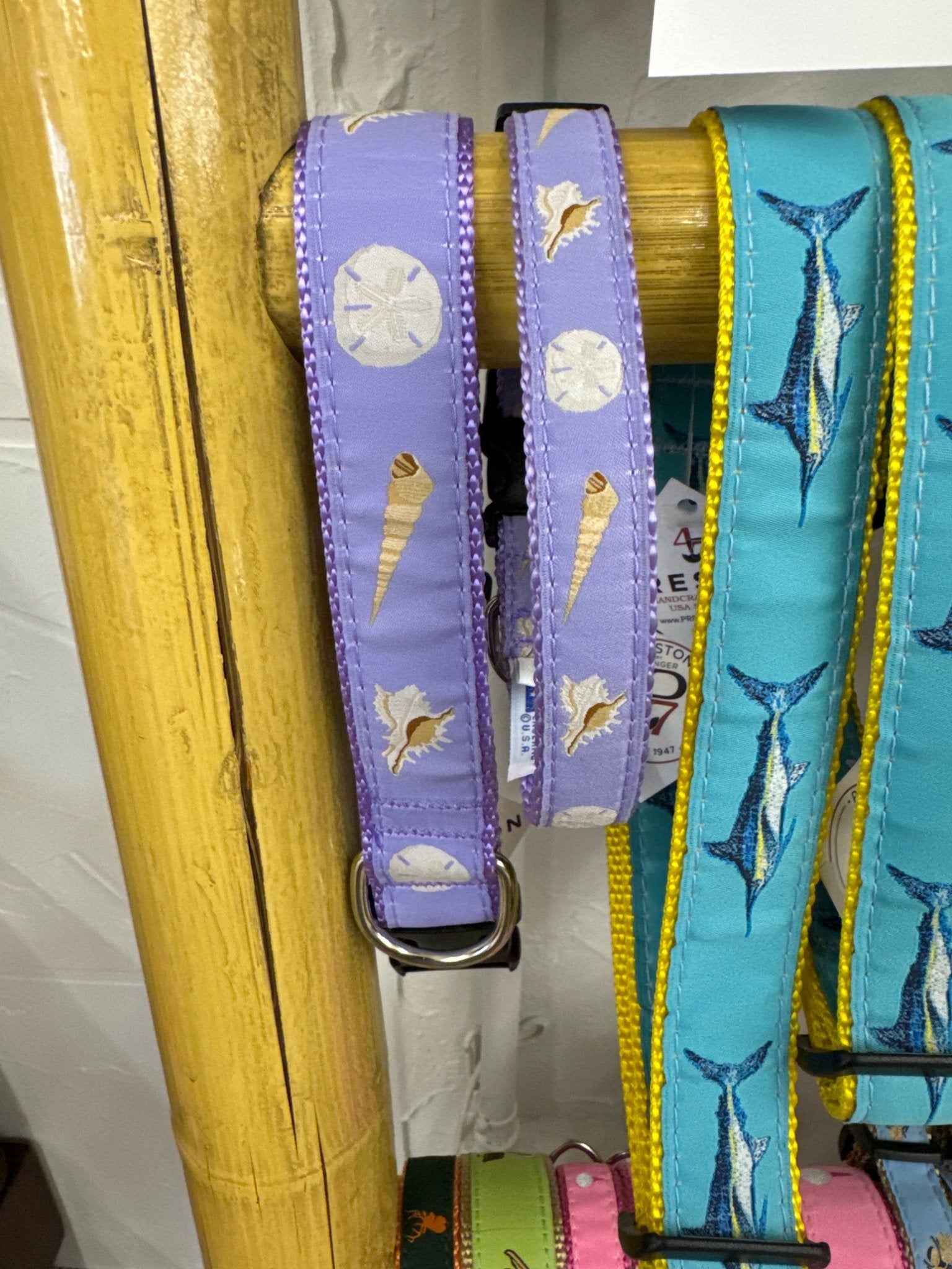 Lilac Seashell Dog Collar - Chatsworth Boutique