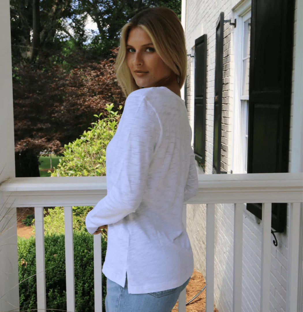 Long Sleeve Jeans Tee - Chatsworth Boutique