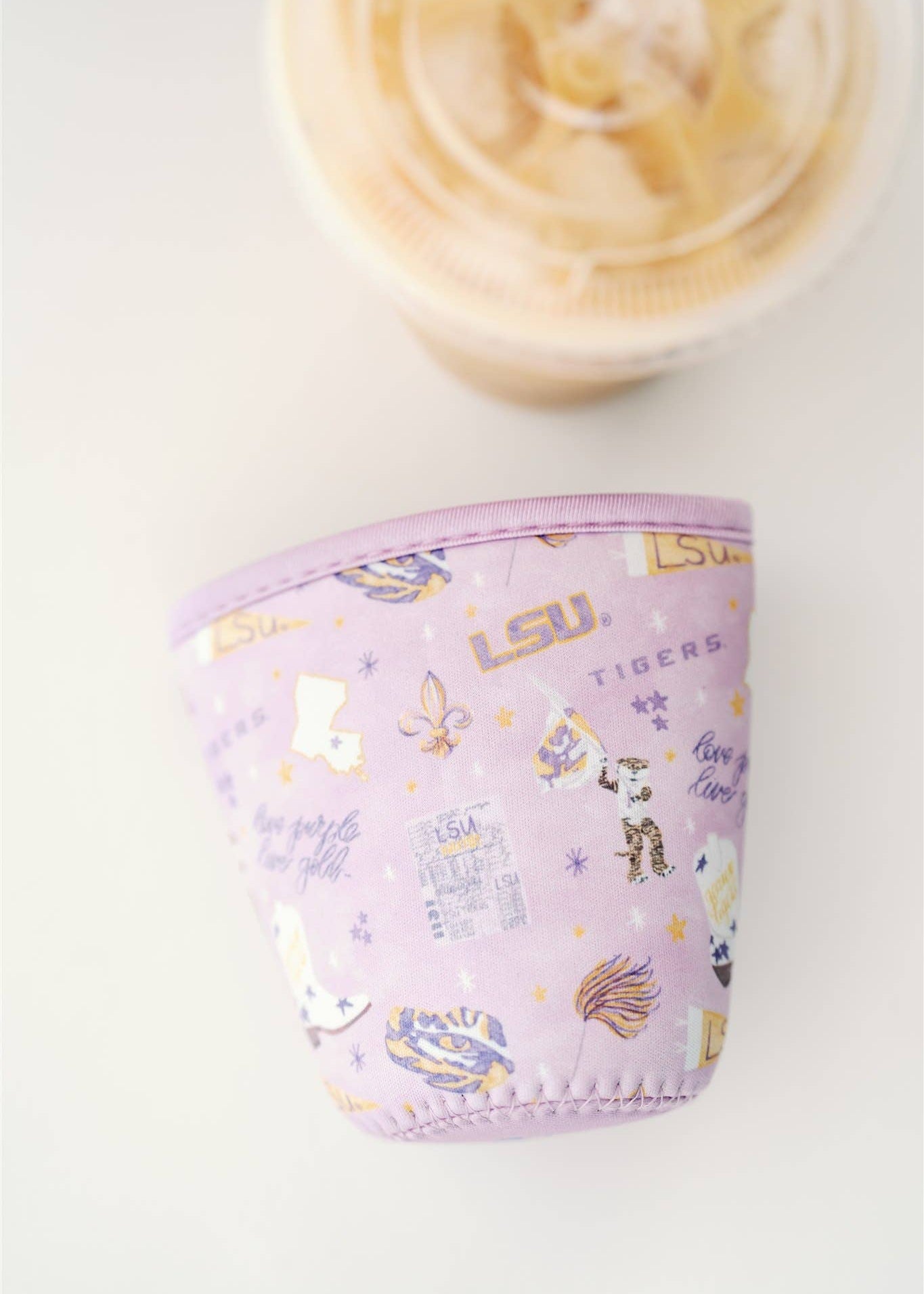 LSU Coffee Sleeve - Chatsworth Boutique