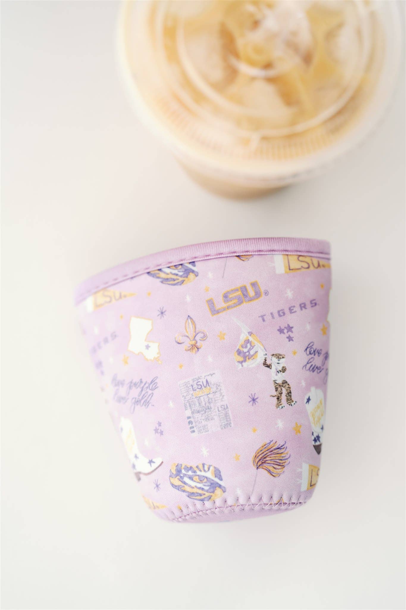 LSU Coffee Sleeve - Chatsworth Boutique