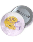 LSU Helmet Game Day Button - Chatsworth Boutique