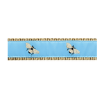 Lt. Blue Bee Dog Collar - Chatsworth Boutique