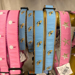 Lt. Blue Bee Dog Collar - Chatsworth Boutique