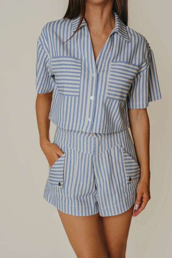 Cypress Shorts Blue Stripe