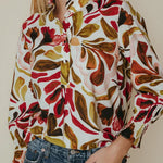 Gigi Blouse, Fall Palette, Back View - LaRoque
