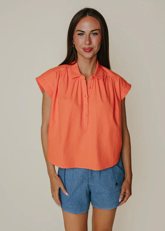 Liv Blouse Canteloupe