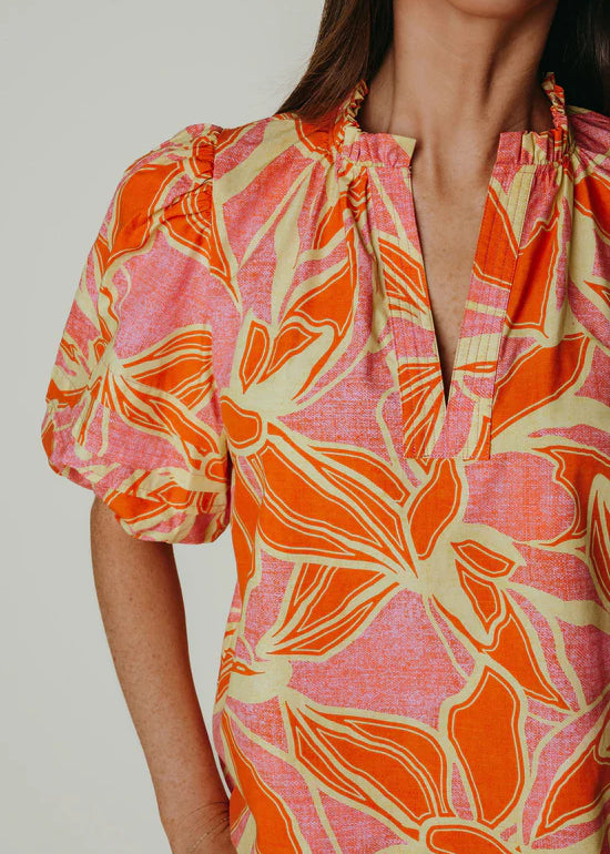 Alix Blouse in Caldera Blooms