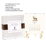 2027 Hunt Calendar, Maison de Papier - monthly illustration