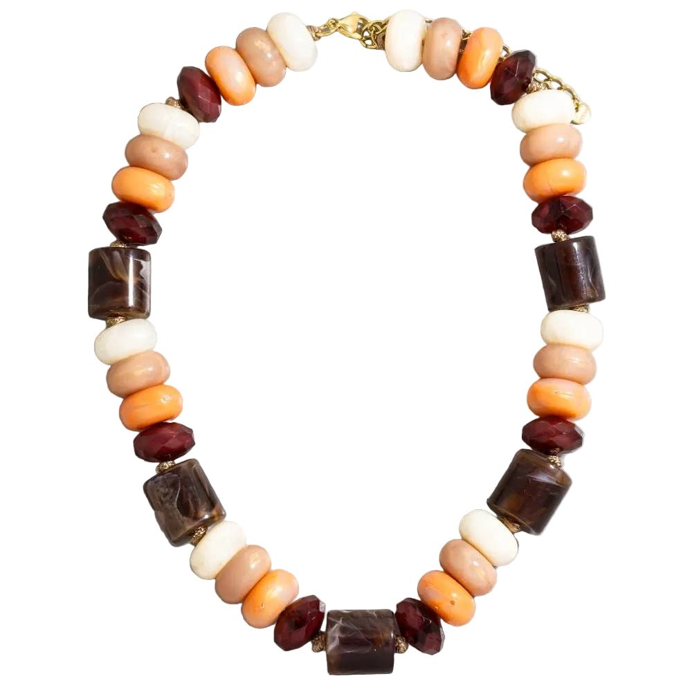 Marble Beaded Necklace - Chatsworth Boutique