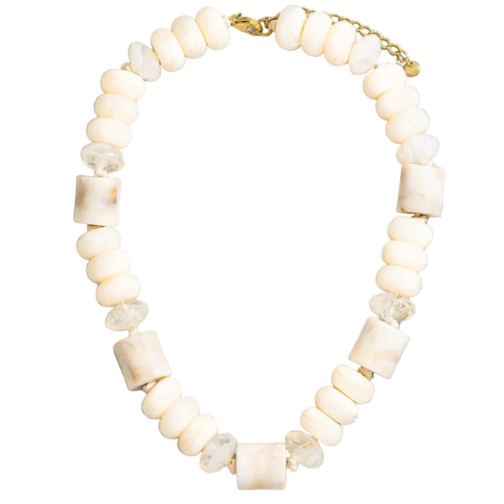 Marble Beaded Necklace - Chatsworth Boutique