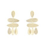 Amara Petite Gold Chandelier Earrings, Marcia Moran - front view