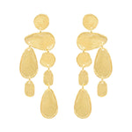 Julane Gold Coin Earrings, Marcia Moran - front view