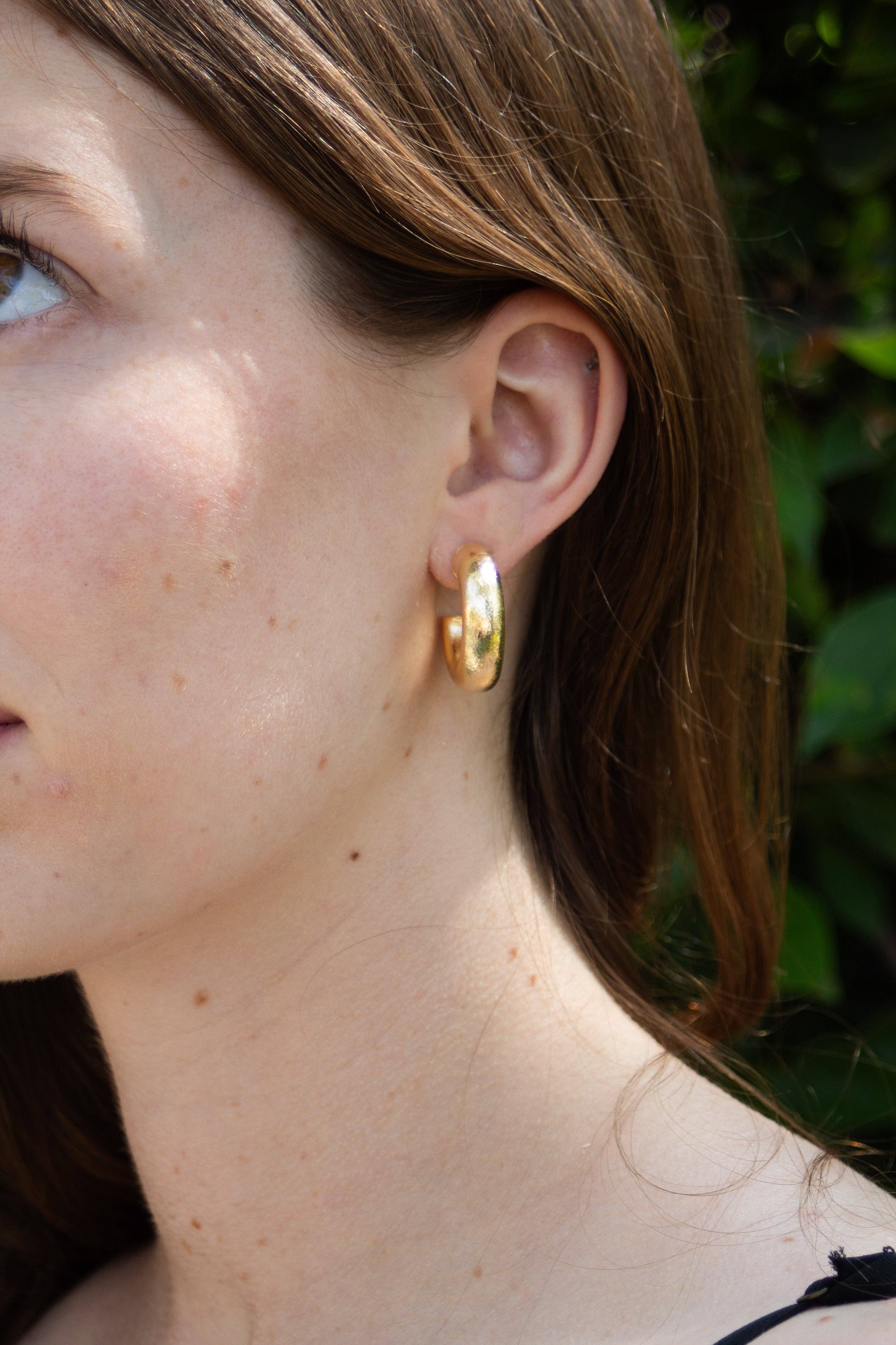 Vista Hoops, Marcia Moran - worn on model