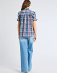 Marnie Blouse Ivy Plaid - Chatsworth Boutique