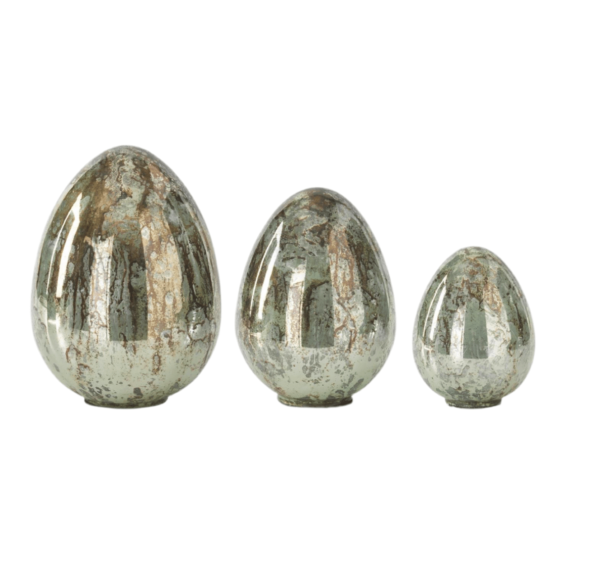 Mercury Glass Easter Egg - Chatsworth Boutique